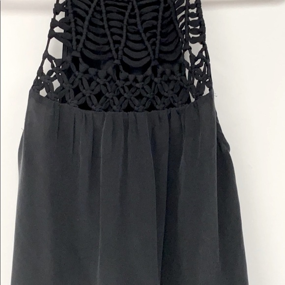 Joie Montara Macramé Sleeveless Silk Top - Picture 8 of 14